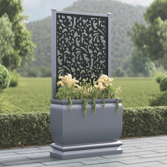 Abbey - Large Tall Planter - Eden Screen