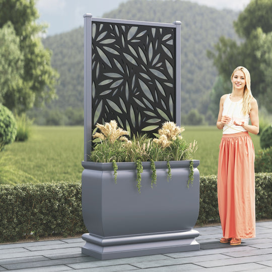Abbey - Large Tall Planter - Foliage Screen
