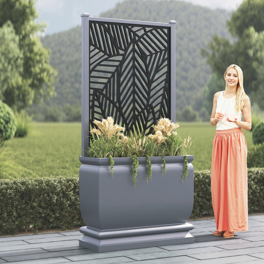 Abbey - Large Tall Planter - Habitat Screen