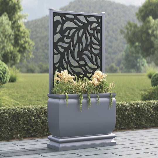 Abbey - Large Tall Planter - Plume Screen