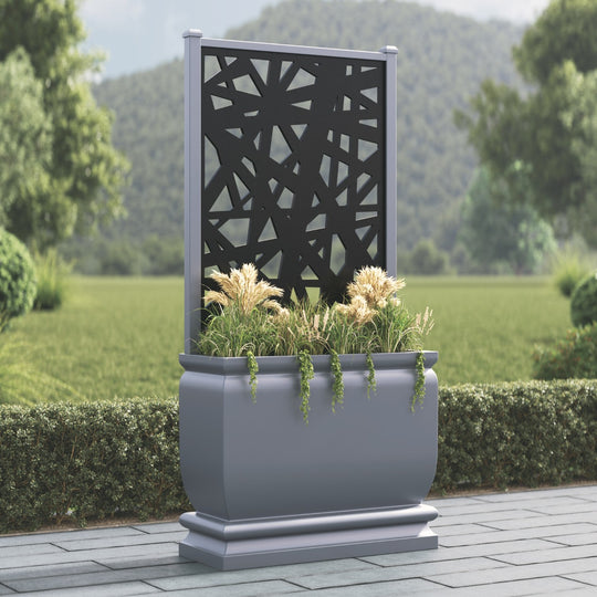 Abbey - Large Tall Planter - Prism Screen