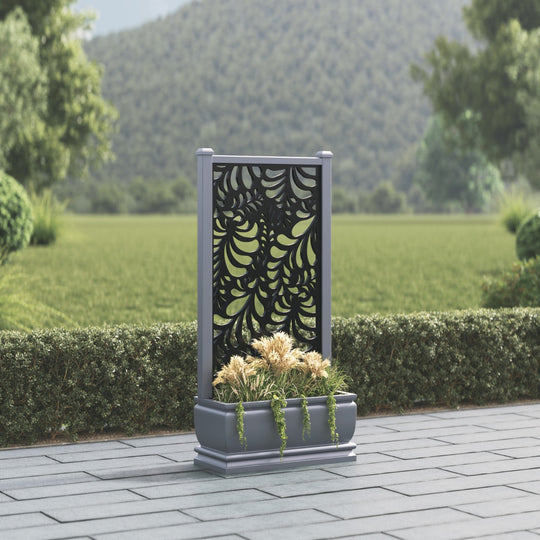 Abbey - Medium Planter - Petal Screen