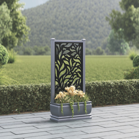 Abbey - Medium Planter - Plume Screen