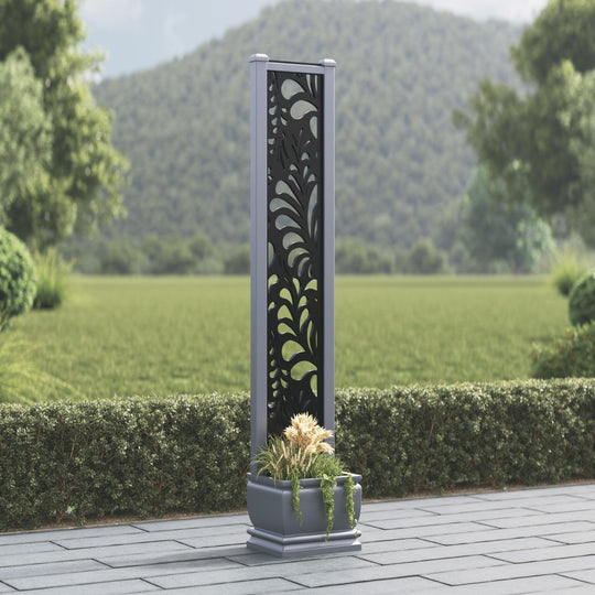 Abbey - Small Planter - Petal Screen