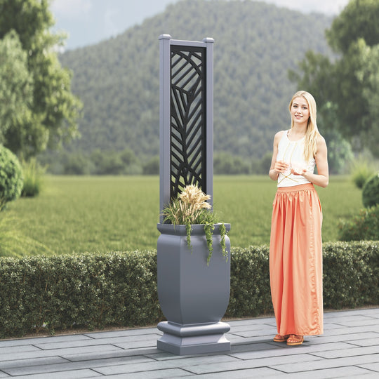 Abbey - Small Tall Planter - Habitat Screen