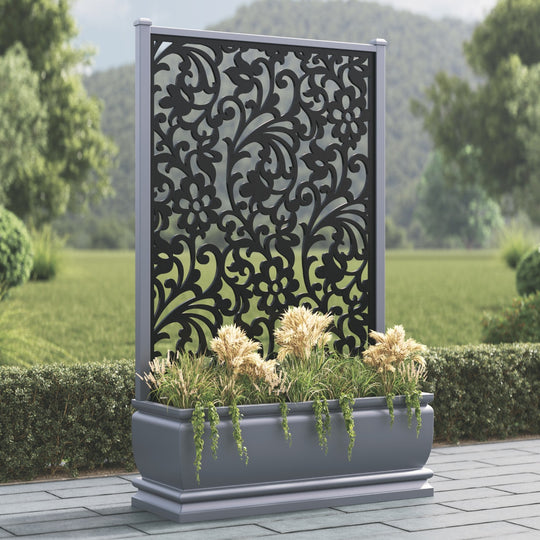 Abbey - Extra Large High Planter - Eden Screen