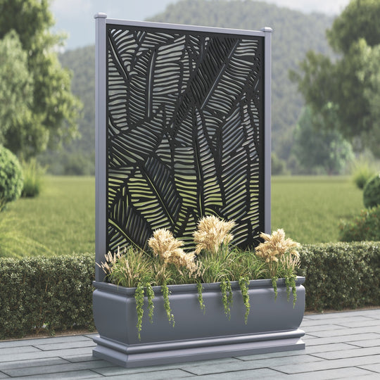 Abbey - Extra Large High Planter - Feather Screen
