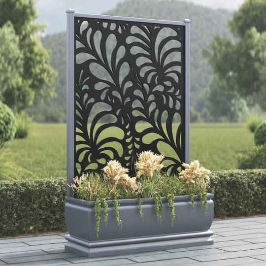 Abbey - Extra Large High Planter - Petal Screen