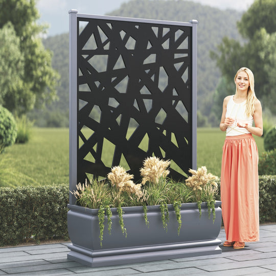 Abbey - Extra Large High Planter - Prism Screen