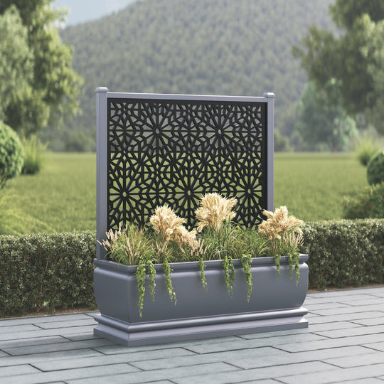 Abbey - Extra Large Low Planter - Alnara Screen