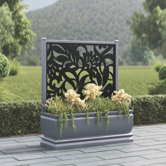 Abbey - Extra Large Low Planter - Heritage Screen