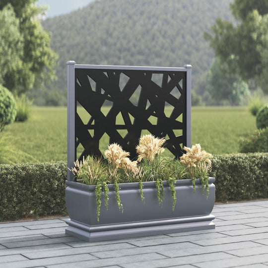 Abbey - Extra Large Low Planter - Prism Screen