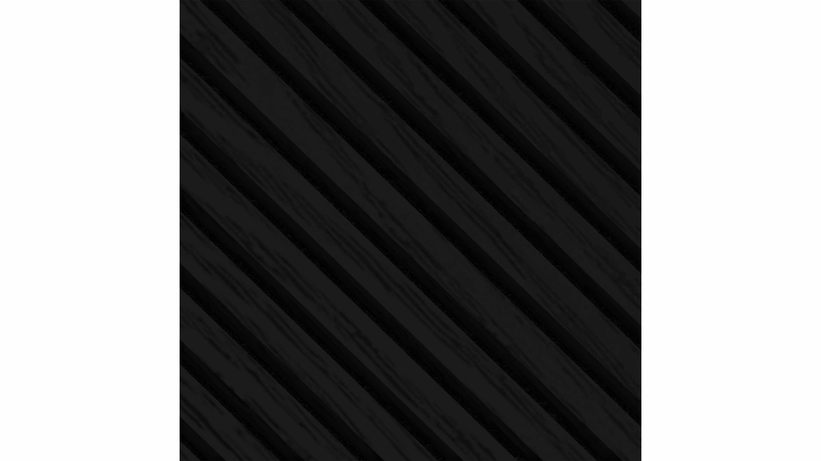 InsuSlat™ Angled Wall Panel - Black - H240cm x W60cm (Pack of 2) = H240cm x W120cm