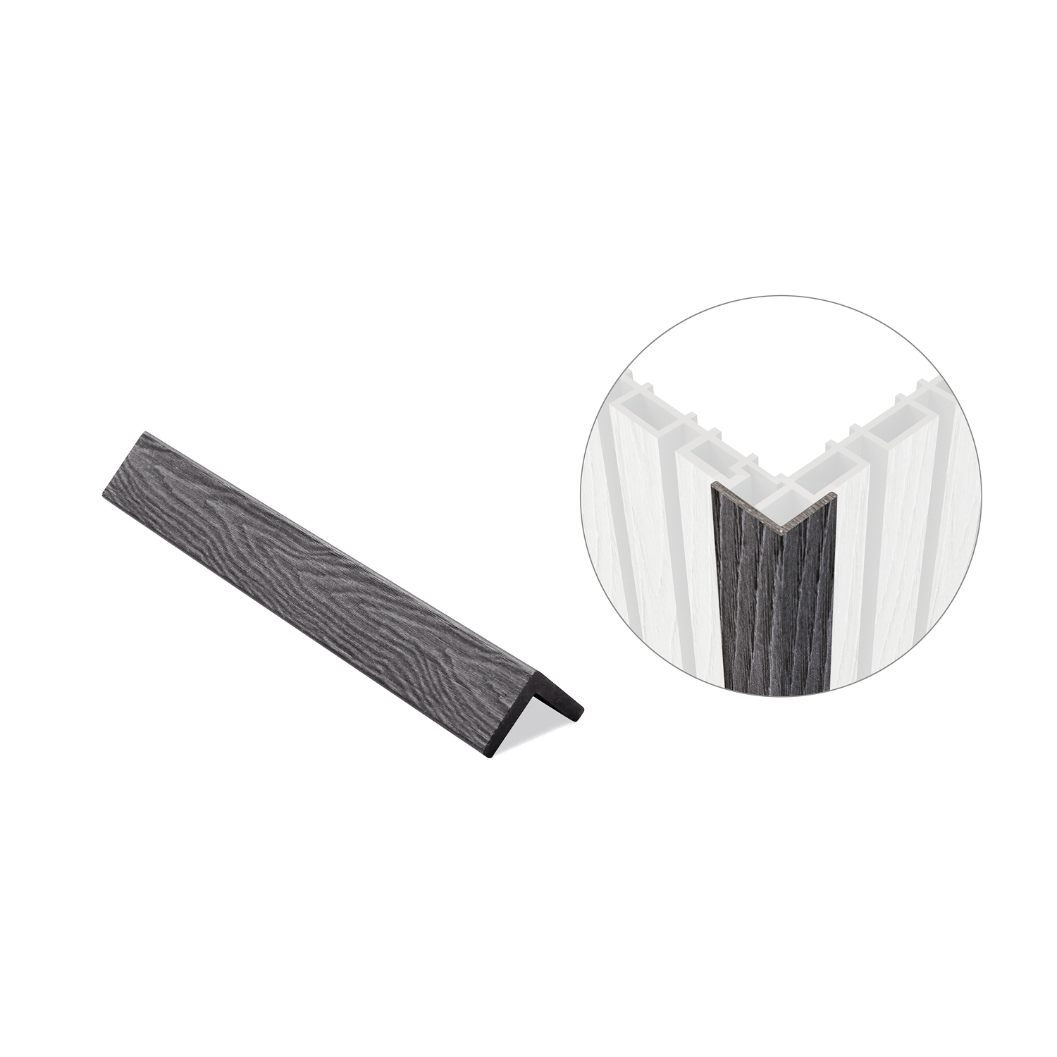 Slat Wall Corner Trim - 250cm