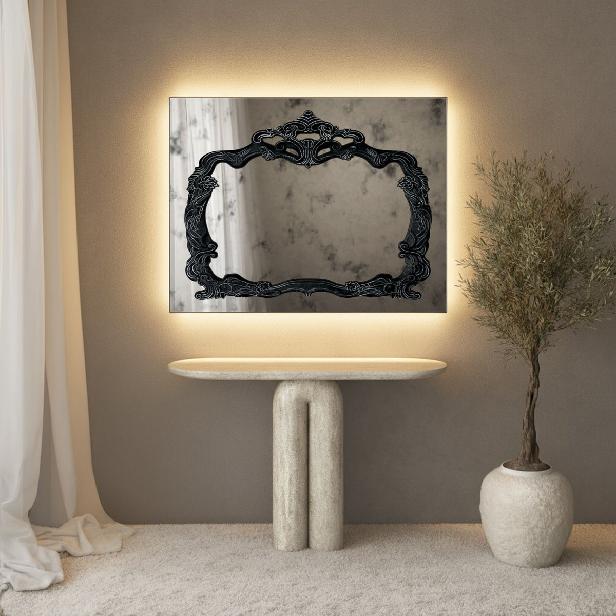 black-antique-led