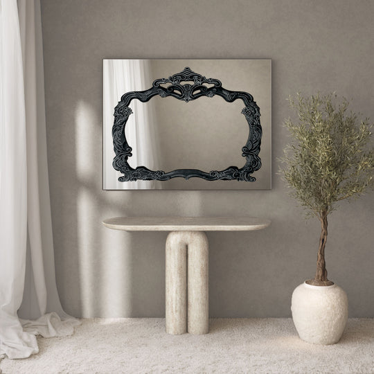 Artisan Frame Within Rectangular Wall Mirror