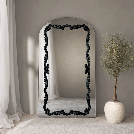 Atelier Frame Within Arched Full-Length Leaner Mirror