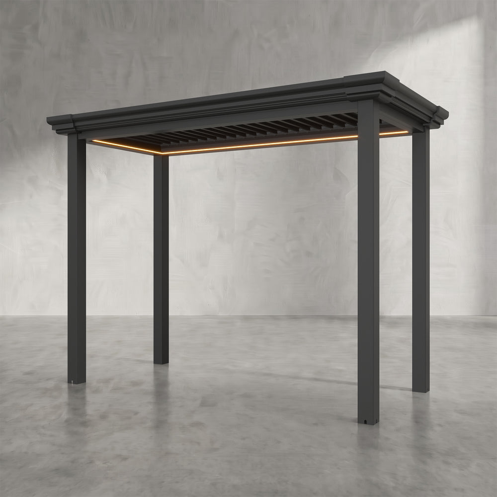 Black - Traditional Coving Pergola