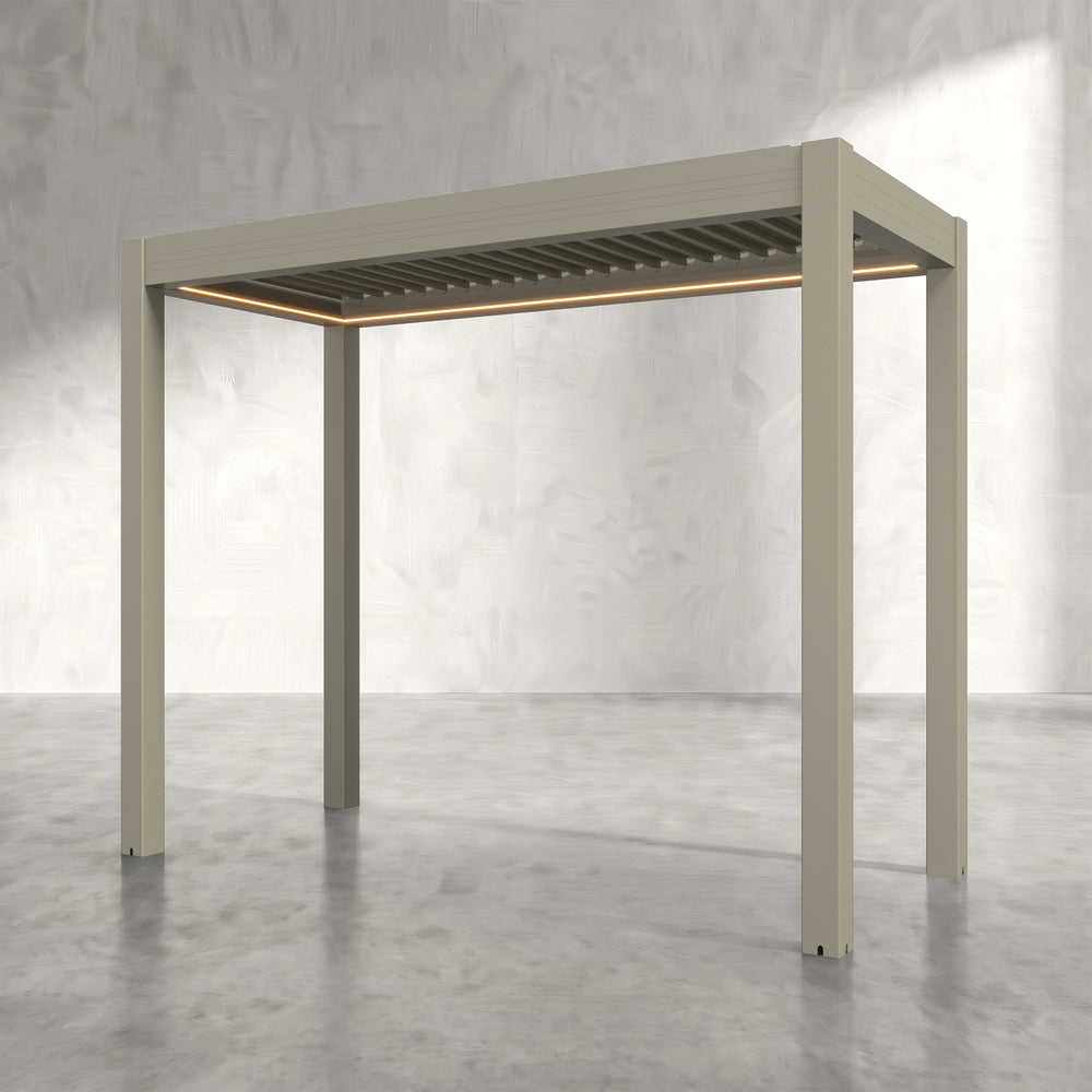 Latte 3m x 1.4m Aluminium Pergola