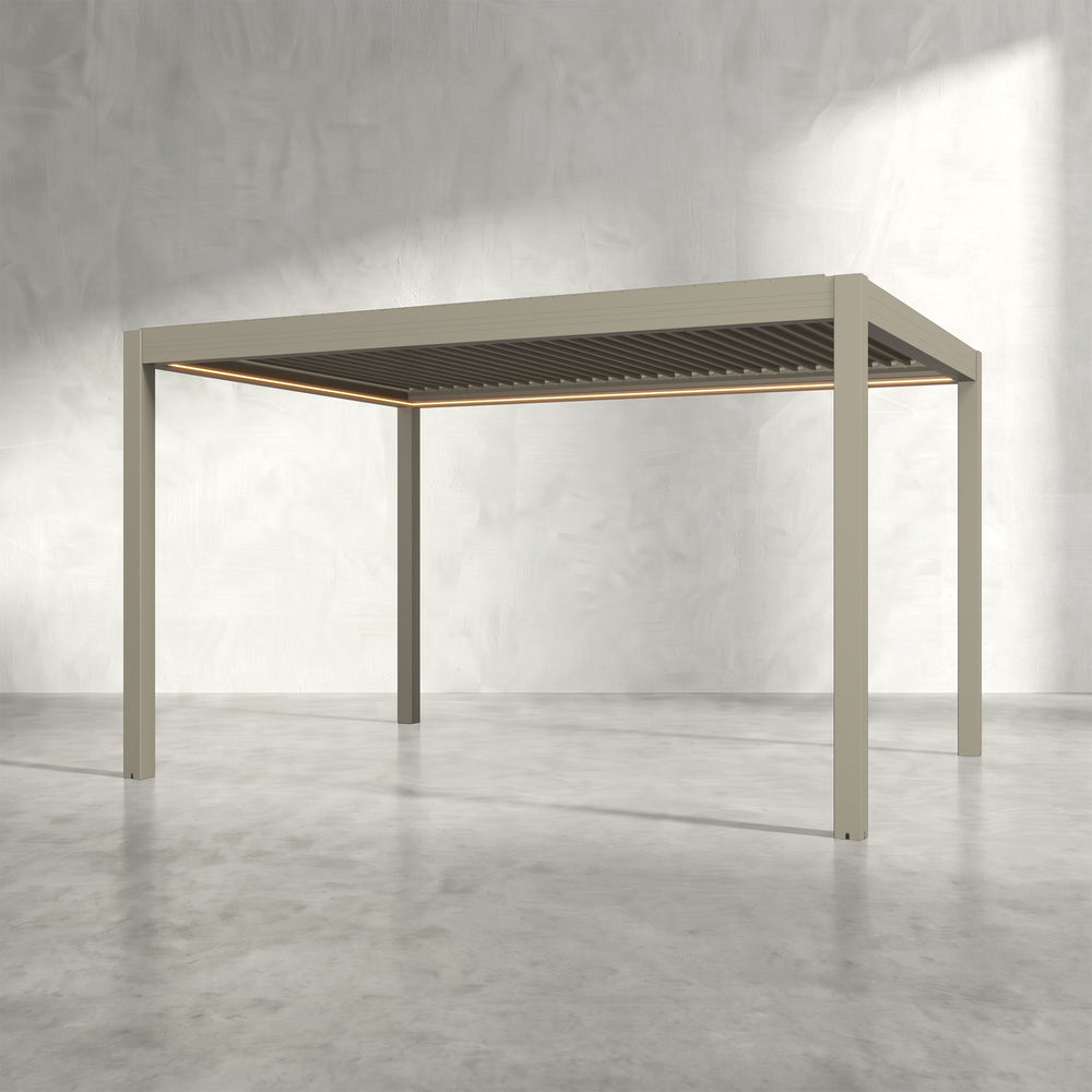 Latte 3m x 4m Aluminium Pergola