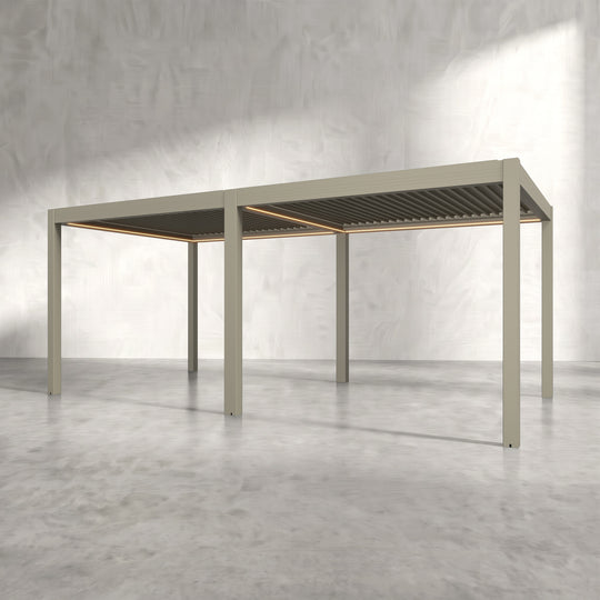 Latte 6m x 3m Aluminium Pergola