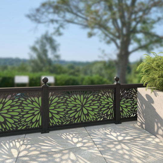 Blossom Decorative Fence - 120x60cm - with our composite posts
