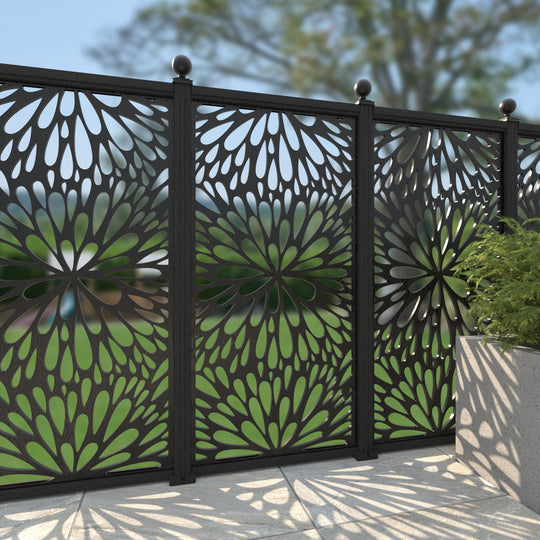 Blossom Decorative Fence - 90x180cm - with our composite posts