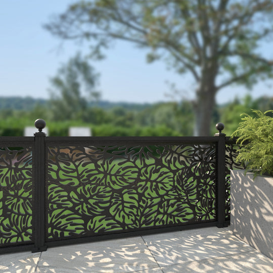 Botanic Decorative Fence - 180x90cm - with our composite posts