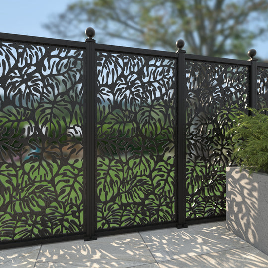 Botanic Decorative Fence - 90x180cm - with our aluminium posts