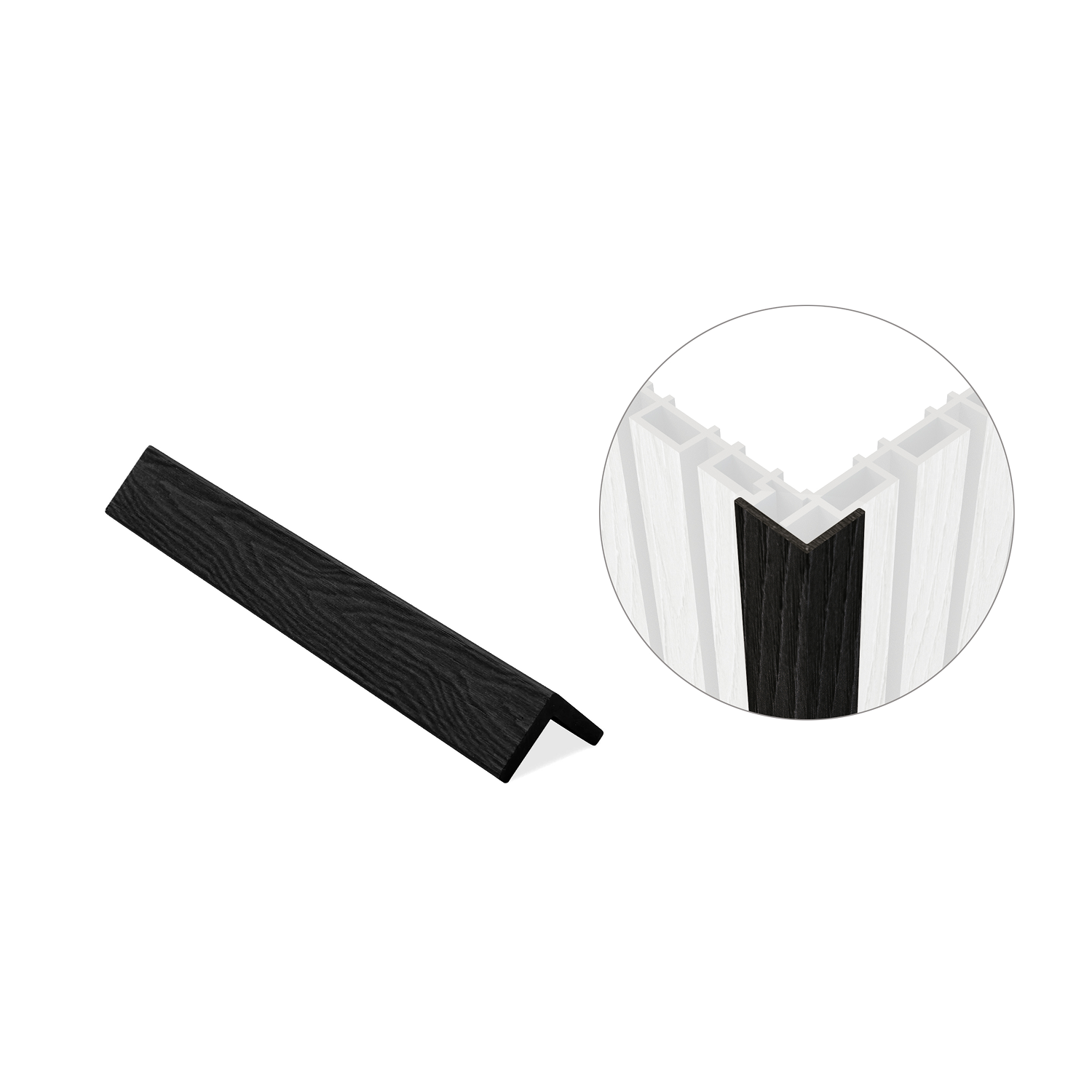 Slat Wall Corner Trim - 250cm