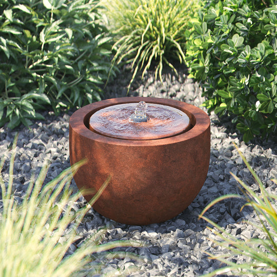 Opus Corten Steel Water Feature