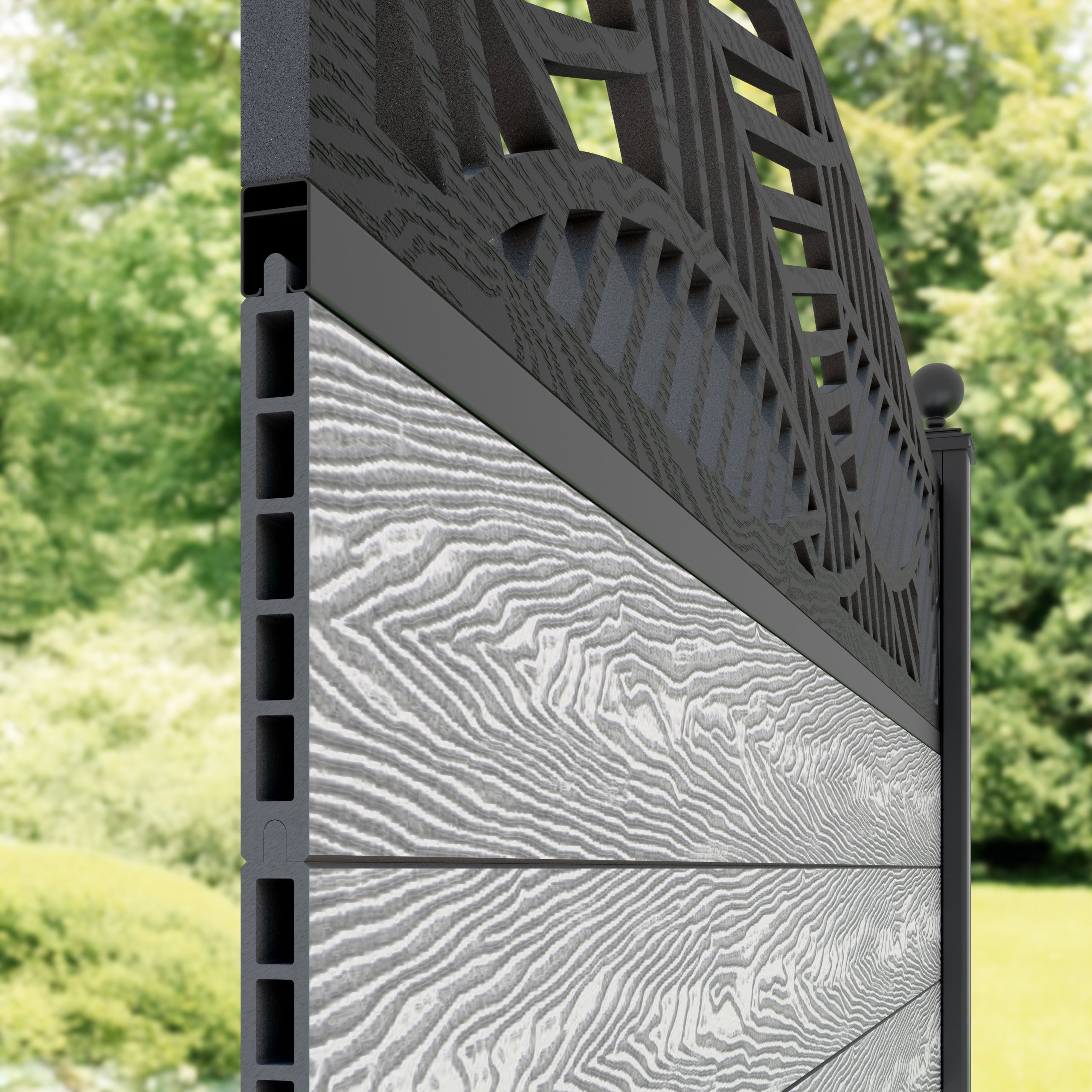 Universal Fence Slat Capping