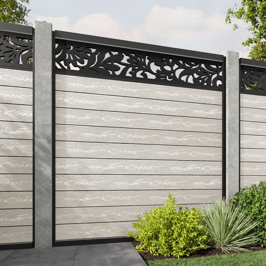 Classic Heritage Fence Panel - Light Stone - for existing concrete posts