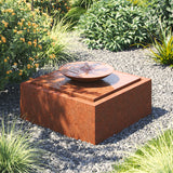 Rivoli Corten Steel Water Feature