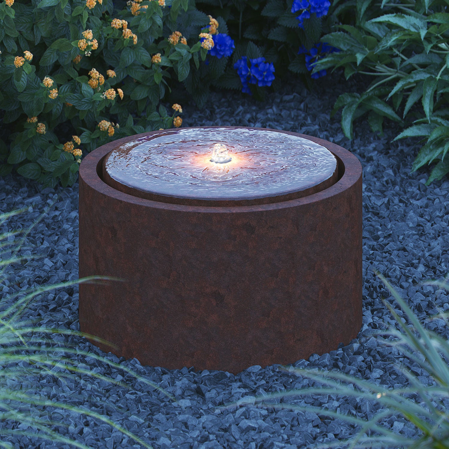 Belmont Corten Steel Water Feature