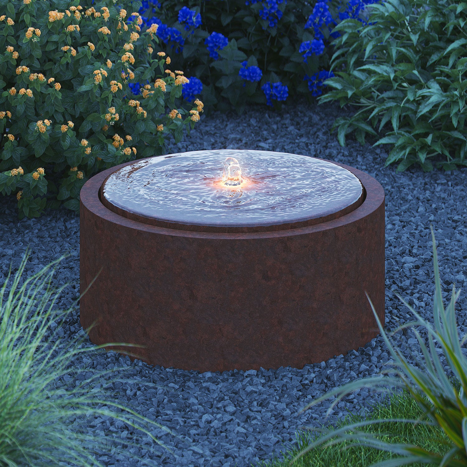 Belmont Corten Steel Water Feature