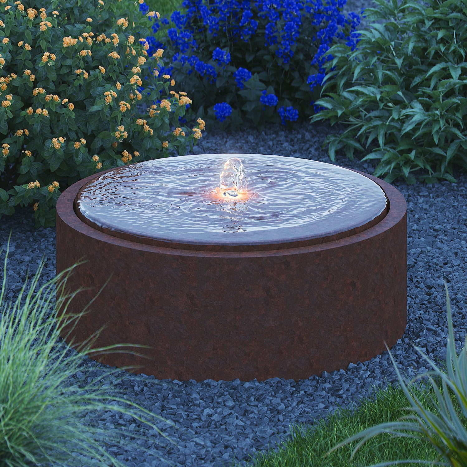Belmont Corten Steel Water Feature