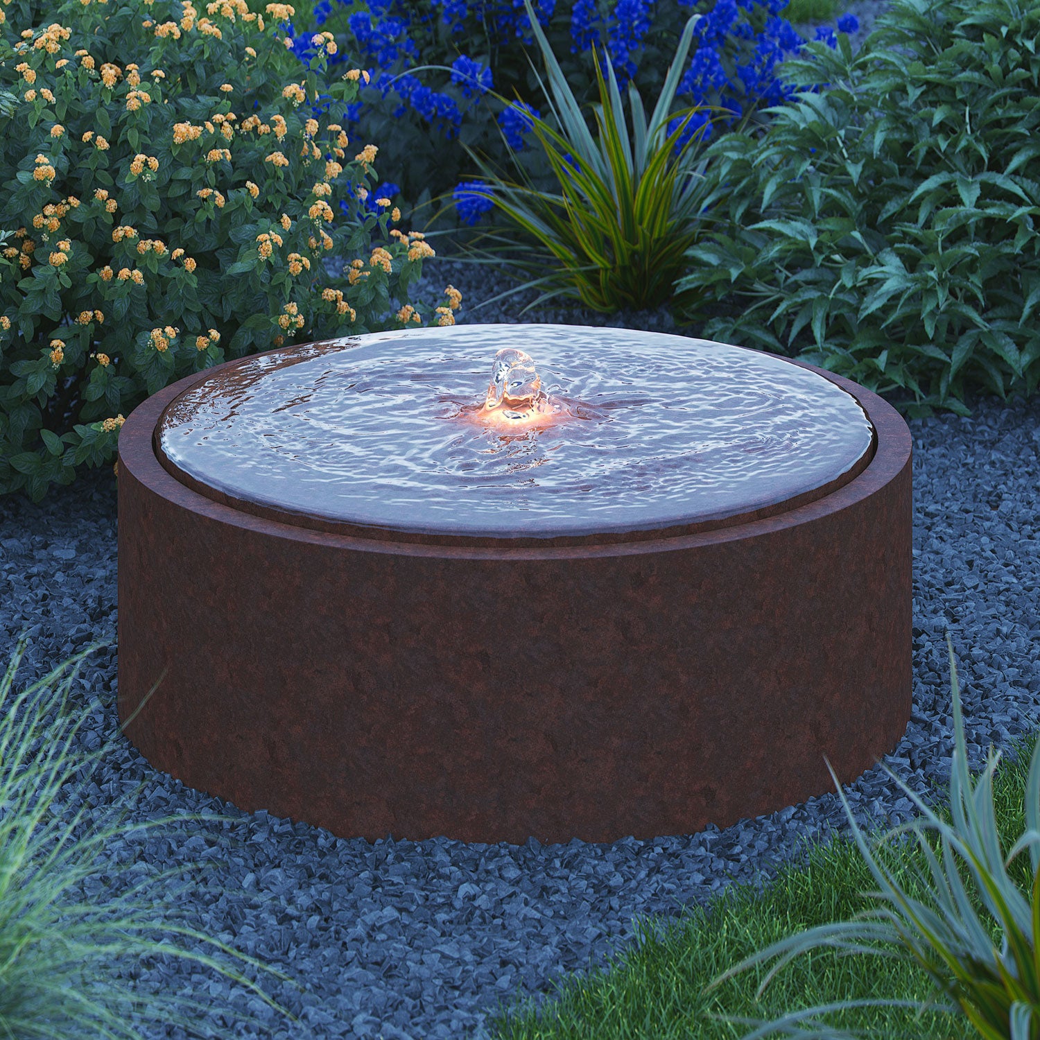 Belmont Corten Steel Water Feature