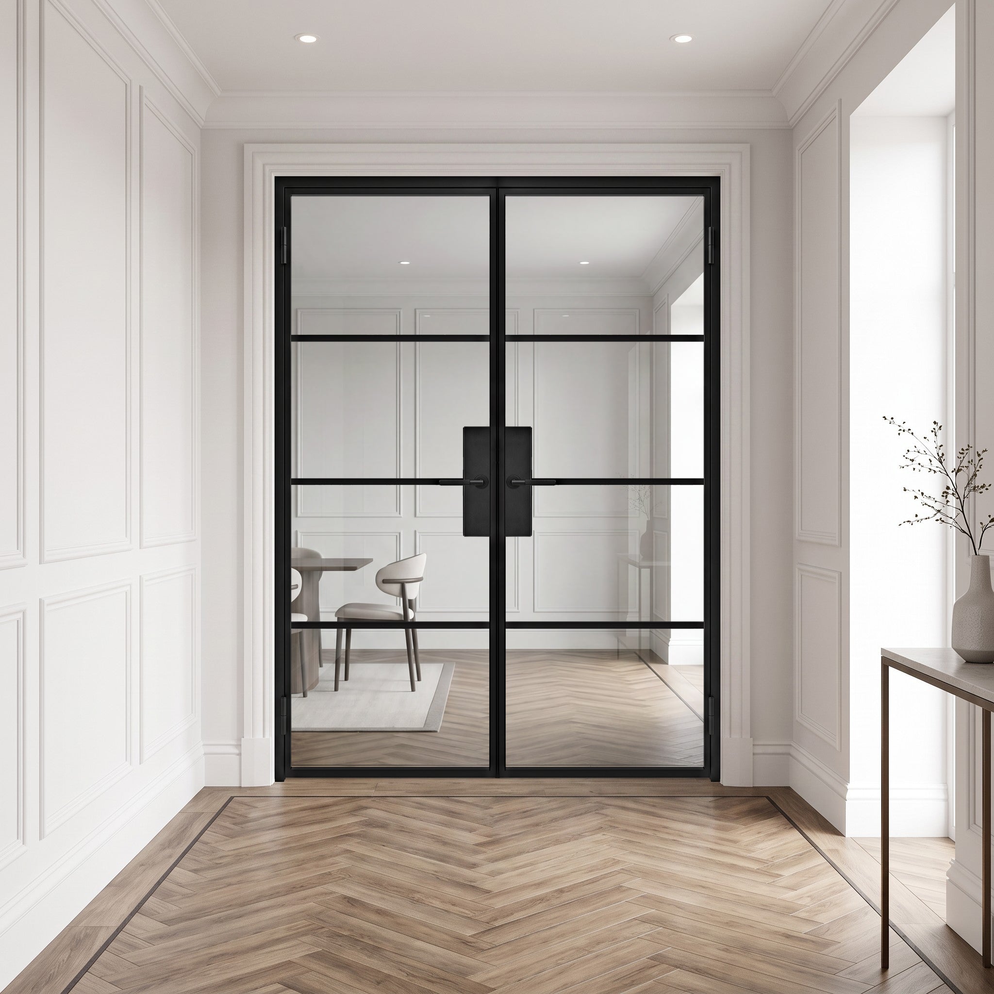Lucien Double Internal Crittall-Style Door