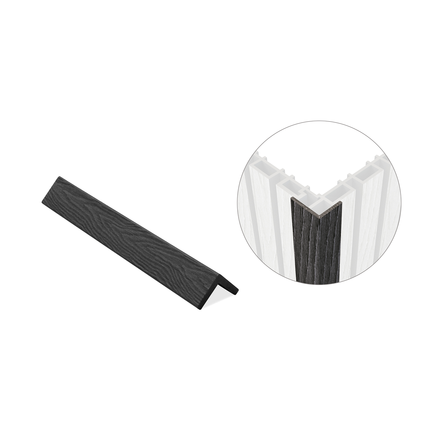 Slat Wall Corner Trim - 250cm