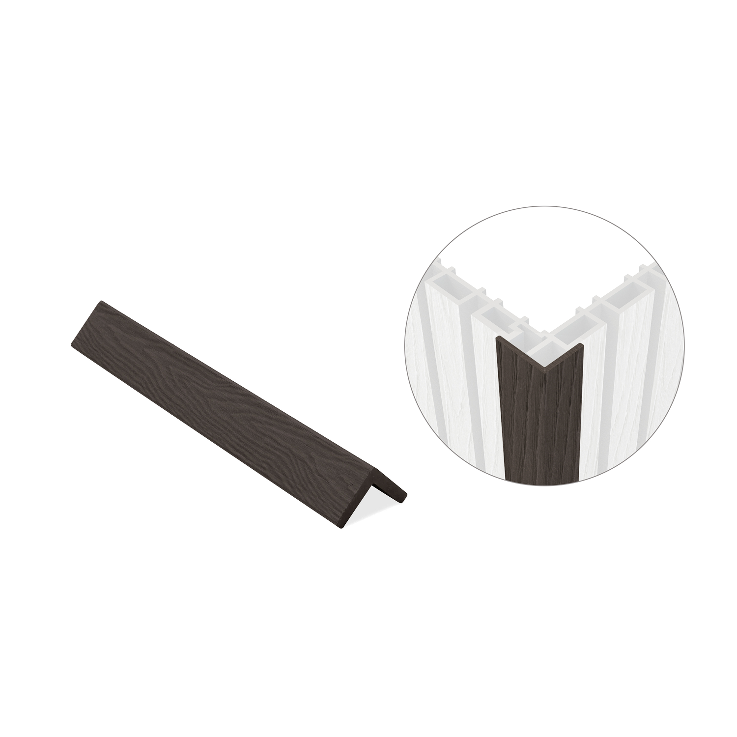 Slat Wall Corner Trim - 250cm