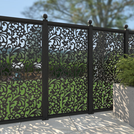Eden Decorative Fence - 90x180cm - with our composite posts