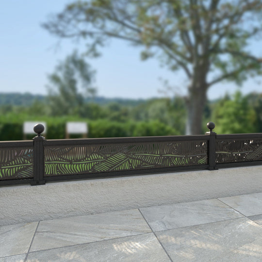 Feather Decorative Fence - 180x30cm - with our composite posts