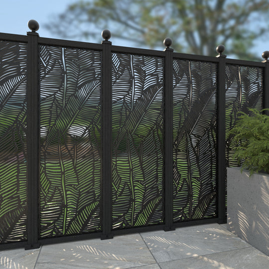 Feather Decorative Fence - 60x180cm - with our composite posts
