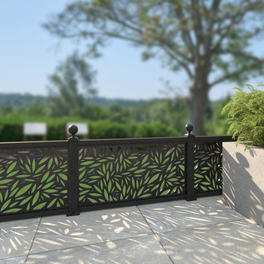 Foliage Decorative Fence - 120x60cm - with our composite posts