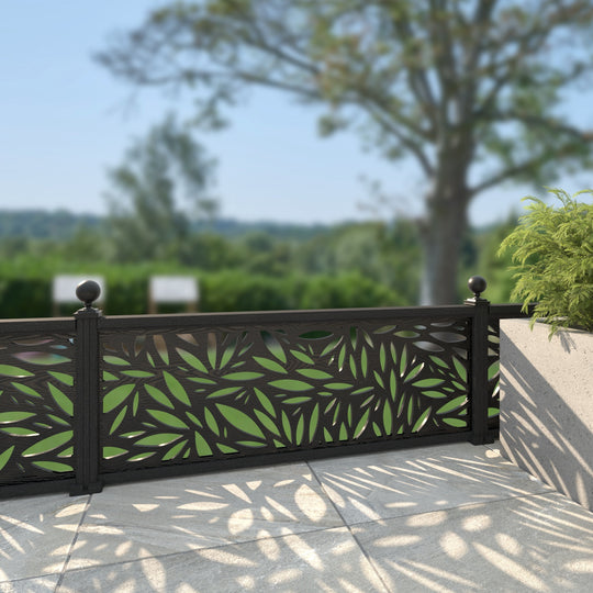 Foliage Decorative Fence - 180x60cm - with our composite posts