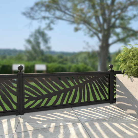 Palm Decorative Fence - 180x60cm - with our composite posts