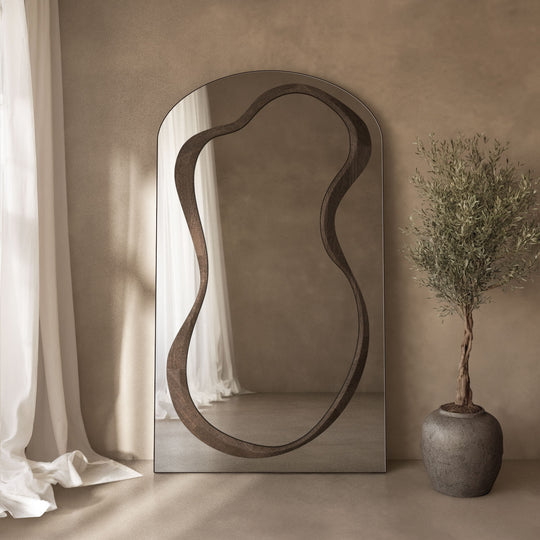 Forma Frame Within Arched Full-Length Leaner Mirror