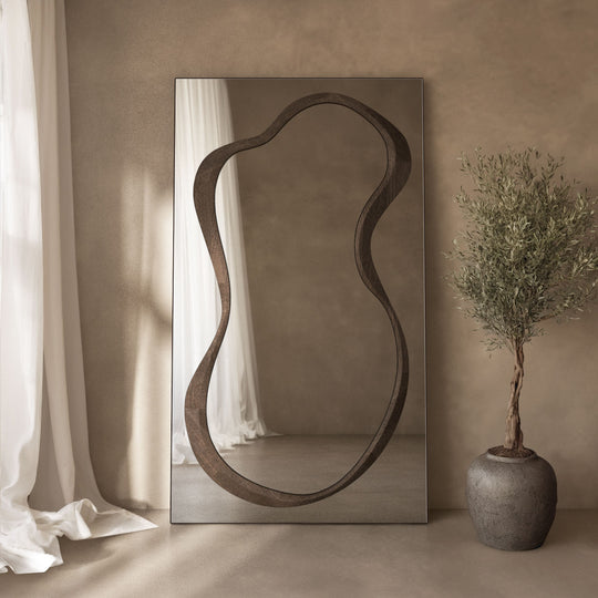 Forma Frame Within Rectangular Full-Length Leaner Mirror