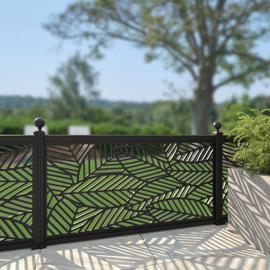 Habitat Aluminium Decorative Fence - 180x90cm - with our aluminium posts
